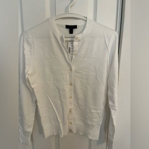 J crew classic cardigan lightweight sweater